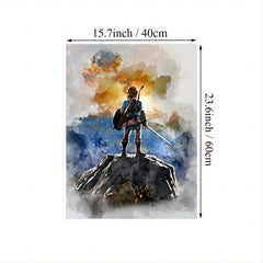 Classic Game Prints Poster Canvas Art Nursery Decor Sword In Hand Art Poster