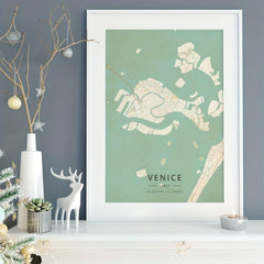 Famous Cities Line Maps Posters Modern Wall Art Living Room Decorative Painting