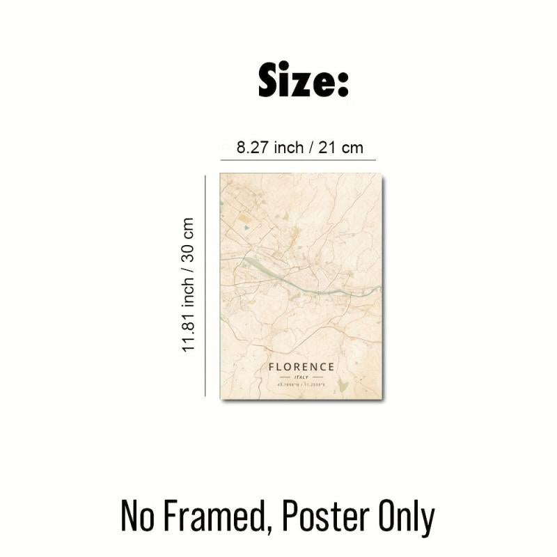 Famous Cities Line Maps Posters Modern Wall Art Living Room Decorative Painting