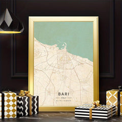 Famous Cities Line Maps Posters Modern Wall Art Living Room Decorative Painting