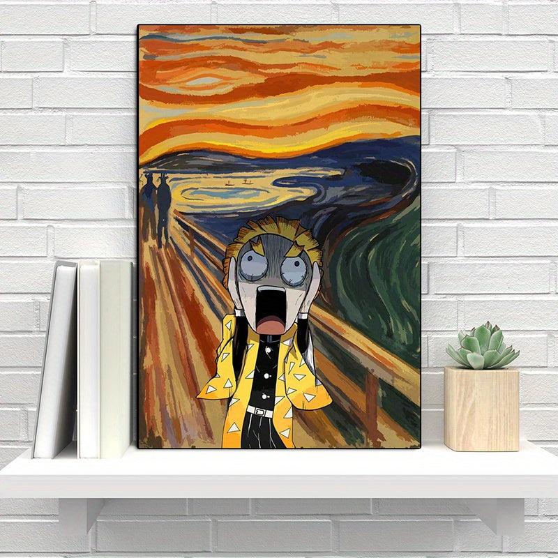 Anime Character Painting On Canvas Wall Art
