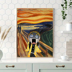Anime Character Painting On Canvas Wall Art