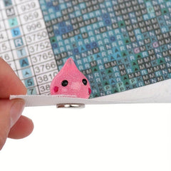 1pc Glitter Shell Magnet Diamond Painting Tool