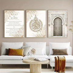Canvas Poster Religion Art Prints Moroccan Door Wall Painting