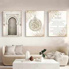 Canvas Poster Religion Art Prints Moroccan Door Wall Painting