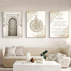 Canvas Poster Religion Art Prints Moroccan Door Wall Painting