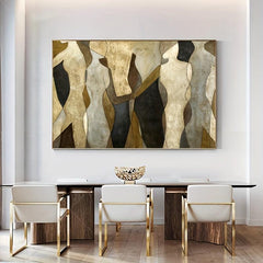 Abstract Geometry Figure Painting On Canvas Art Print for Home Decor