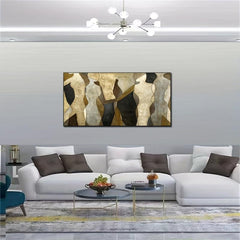 Abstract Geometry Figure Painting On Canvas Art Print for Home Decor