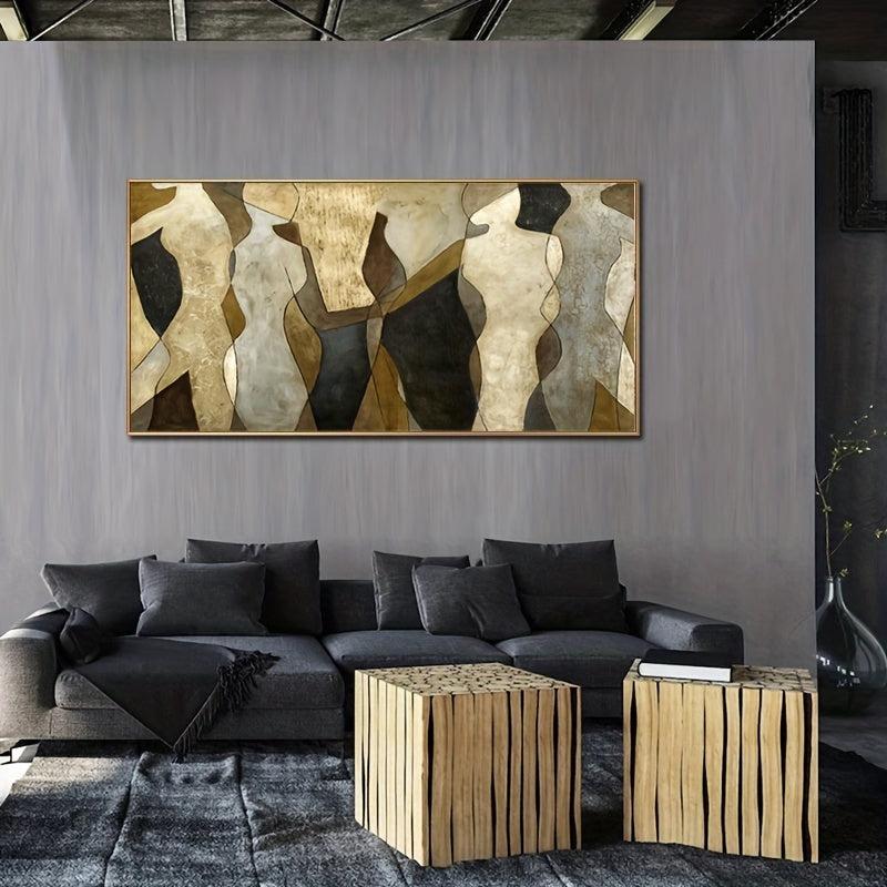 Abstract Geometry Figure Painting On Canvas Art Print for Home Decor