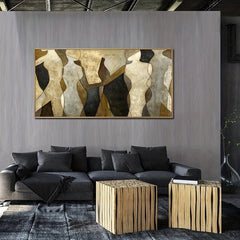 Abstract Geometry Figure Painting On Canvas Art Print for Home Decor