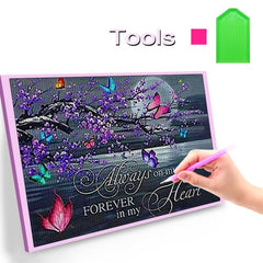 Romantic Butterfly Sea Diamond Painting Kit Home Wall Decor