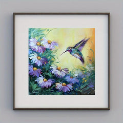 5D Diamond Painting English Birds Flowers Living Room Office Bedroom Coffee Shop