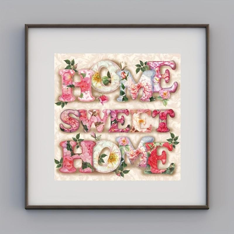 5D Diamond Painting English Birds Flowers Living Room Office Bedroom Coffee Shop