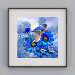 5D Diamond Painting English Birds Flowers Living Room Office Bedroom Coffee Shop