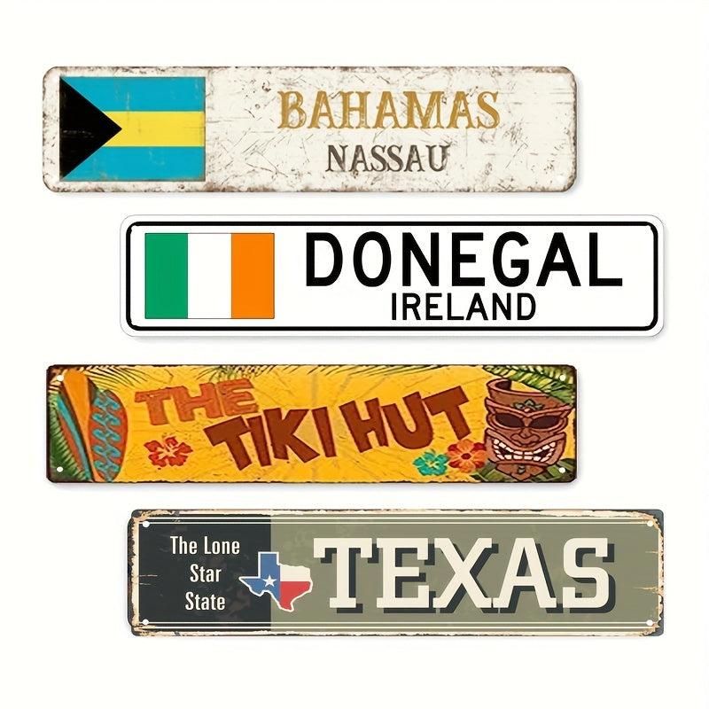 Metal Aluminum Sign Irish Flag Street Sign