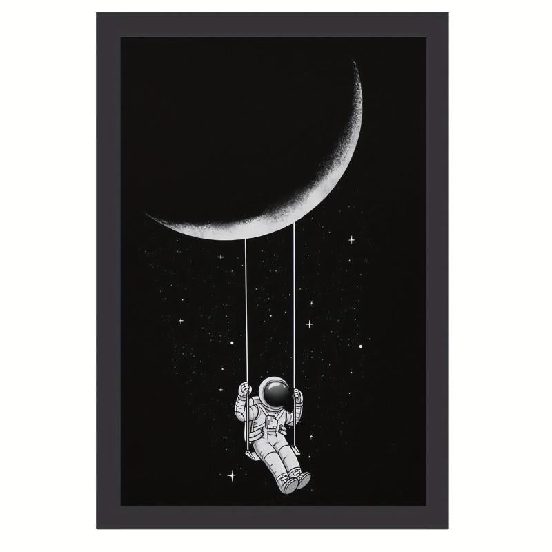 Canvas Art Moon Swing Poster 20x30 Cm Modern Art
