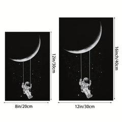 Canvas Art Moon Swing Poster 20x30 Cm Modern Art