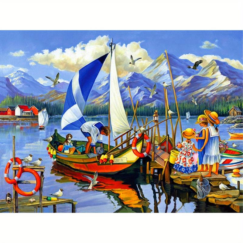 Scenery Diamond Painting Kit for Adults - 5D DIY Diamond Art Craft