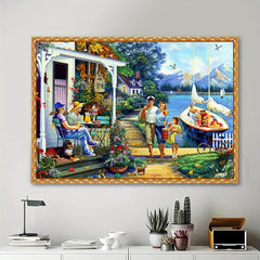 Scenery Diamond Painting Kit for Adults - 5D DIY Diamond Art Craft