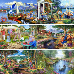 Scenery Diamond Painting Kit for Adults - 5D DIY Diamond Art Craft
