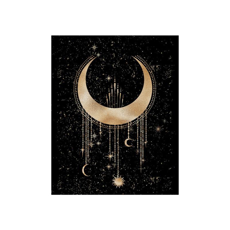Celestial Sun and Moon Print Wall Decor Witchy Witchcraft Art 20x32