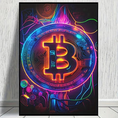 Abstract Letter B Street Graffiti Canvas Painting