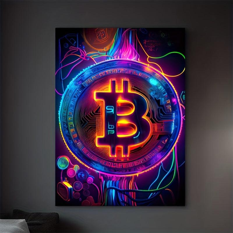Abstract Letter B Street Graffiti Canvas Painting