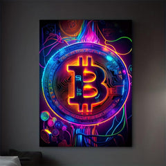 Abstract Letter B Street Graffiti Canvas Painting