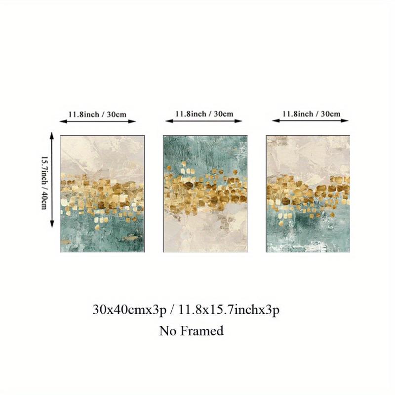 3pcs Nordic Art Dancing Stars Canvas HD Print Landscape Artwork