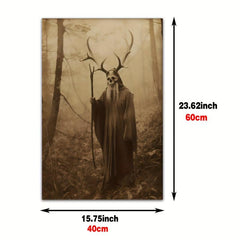 Canvas Poster Vintage Art Druid Of The Forest Poster