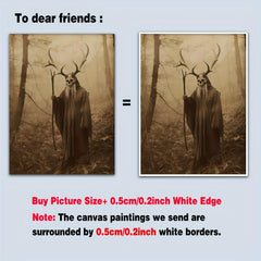 Canvas Poster Vintage Art Druid Of The Forest Poster