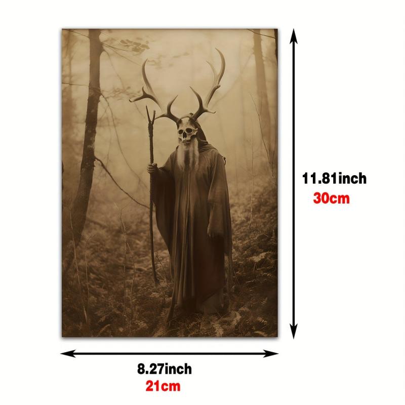 Canvas Poster Vintage Art Druid Of The Forest Poster