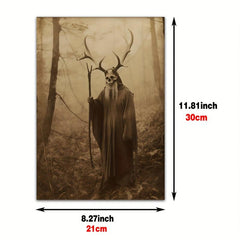 Canvas Poster Vintage Art Druid Of The Forest Poster