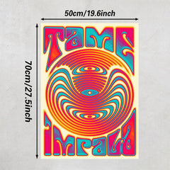 Psychedelic Rock Band Tour Art Canvas Painting Wall Decor