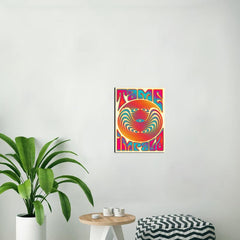 Psychedelic Rock Band Tour Art Canvas Painting Wall Decor