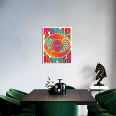 Psychedelic Rock Band Tour Art Canvas Painting Wall Decor
