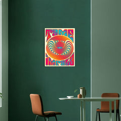 Psychedelic Rock Band Tour Art Canvas Painting Wall Decor