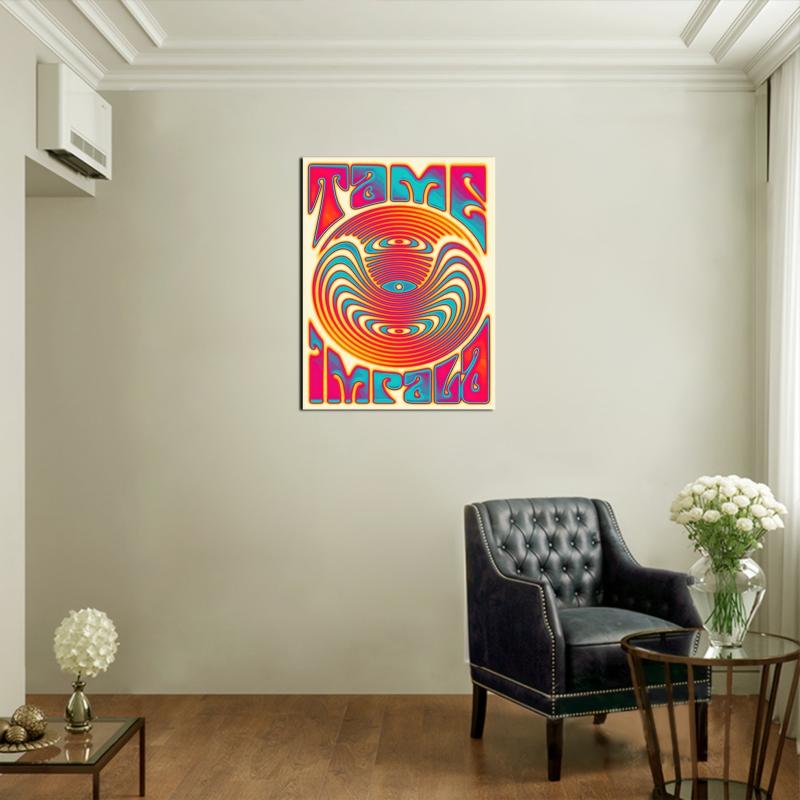 Psychedelic Rock Band Tour Art Canvas Painting Wall Decor