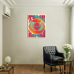 Psychedelic Rock Band Tour Art Canvas Painting Wall Decor