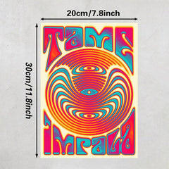 Psychedelic Rock Band Tour Art Canvas Painting Wall Decor