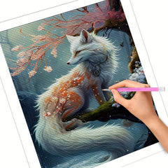 5D DIY Fox Diamond Painting Kit - Full Drill Diamonds