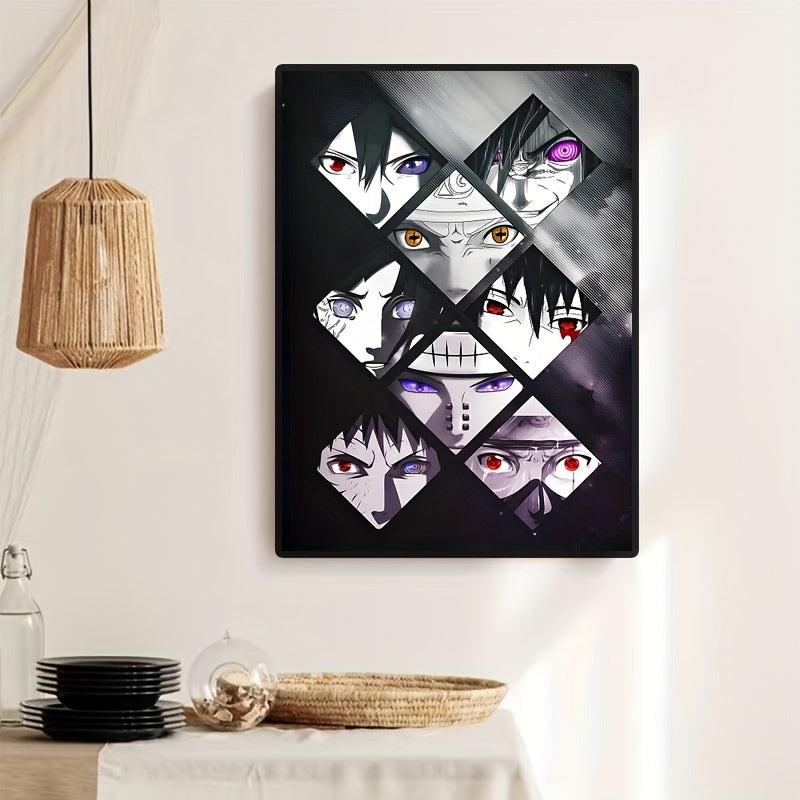 Anime Eyes Canvas Painting for Home and Children's Room Decor