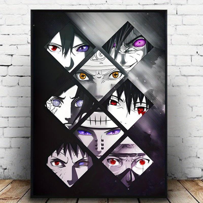 Anime Eyes Canvas Painting for Home and Children's Room Decor