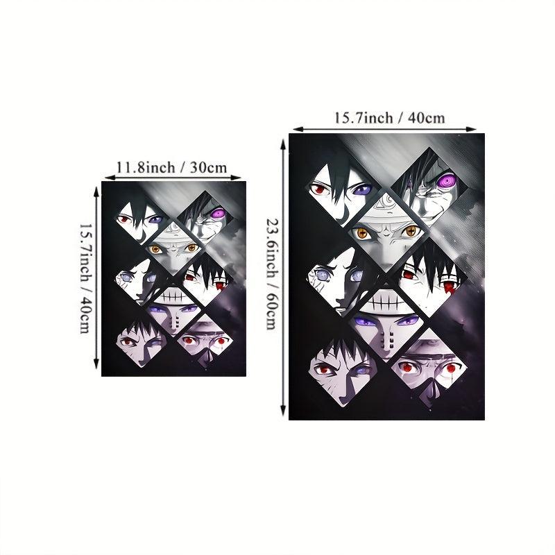 Anime Eyes Canvas Painting for Home and Children's Room Decor