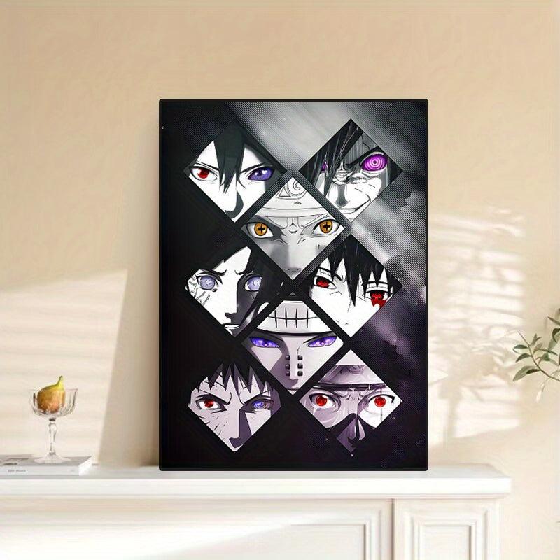 Anime Eyes Canvas Painting for Home and Children's Room Decor