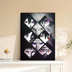 Anime Eyes Canvas Painting for Home and Children's Room Decor