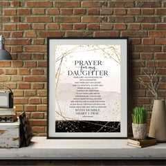 Prayer For My Daughter Painting On Canvas Wall Art