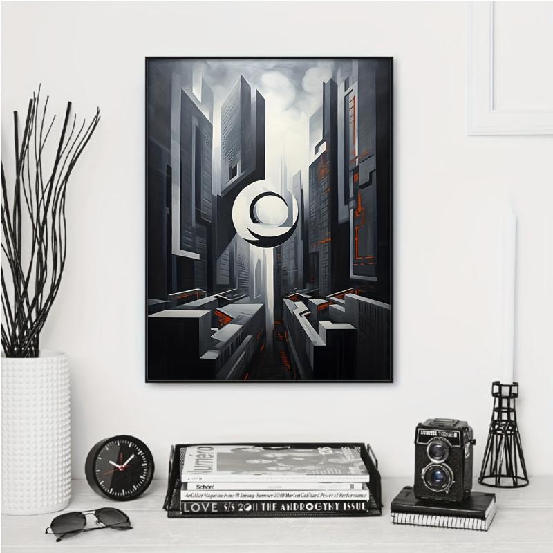 Canvas Poster Modern Art Light Living Room Decorative Painting