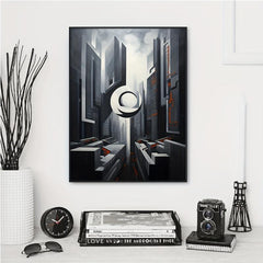 Canvas Poster Modern Art Light Living Room Decorative Painting