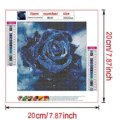 1pc 5D DIY Diamond Painting 20 Rose Painting Without Frame